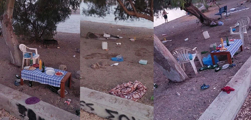 Το σημείο της συμπλοκής - Φωτογραφία: enimerosi-news.gr Το σημείο της συμπλοκής - Φωτογραφία: enimerosi-news.gr