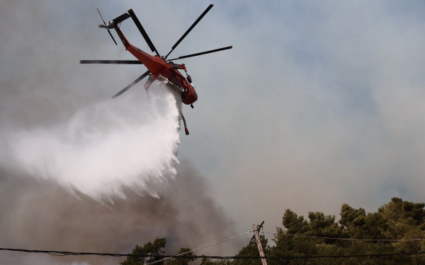 Φωτιά στη Λάρισα: Ήχησε το 112 για ετοιμότητα - Στη μάχη με τις φλόγες 6 εναέρια