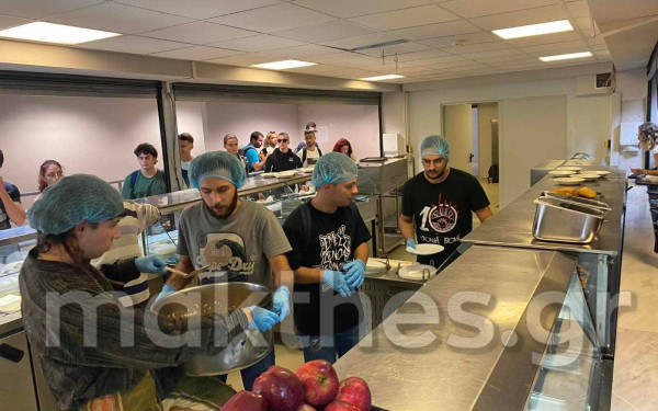 Κινητοποίηση φοιτητών στη λέσχη του ΑΠΘ (φωτ. & βίντεο)