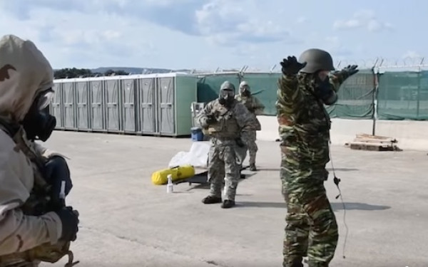 Κινηματογραφικές σκηνές στο λιμάνι της Αλεξανδρούπολης σε αμερικανική στρατιωτική άσκηση - Δείτε βίντεο