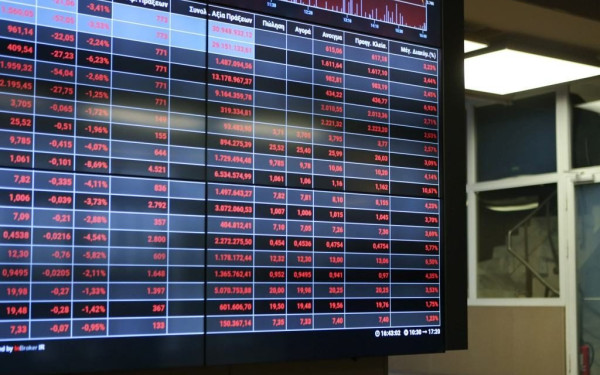 «Ελεγχόμενη» πτώση σήμερα στο Χρηματιστήριο Αθηνών