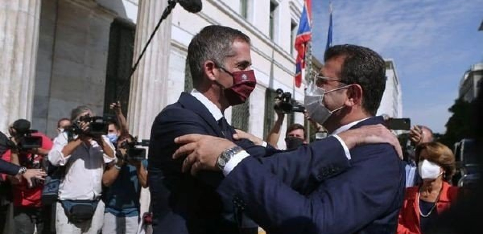 Μπακογιάννης: Τα προβλήματα μπορούν να τα λύσουν οι λαοί - Ιμάμογλου: Η φιλία ανάμεσα στις δύο χώρες είναι η μοναδική λύση