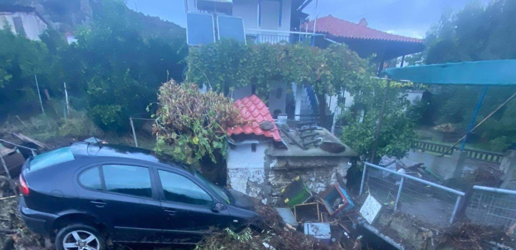 Μεγάλες καταστροφές από την «Αθηνά»» στη Συκιά Χαλκιδικής και στη Θάσο