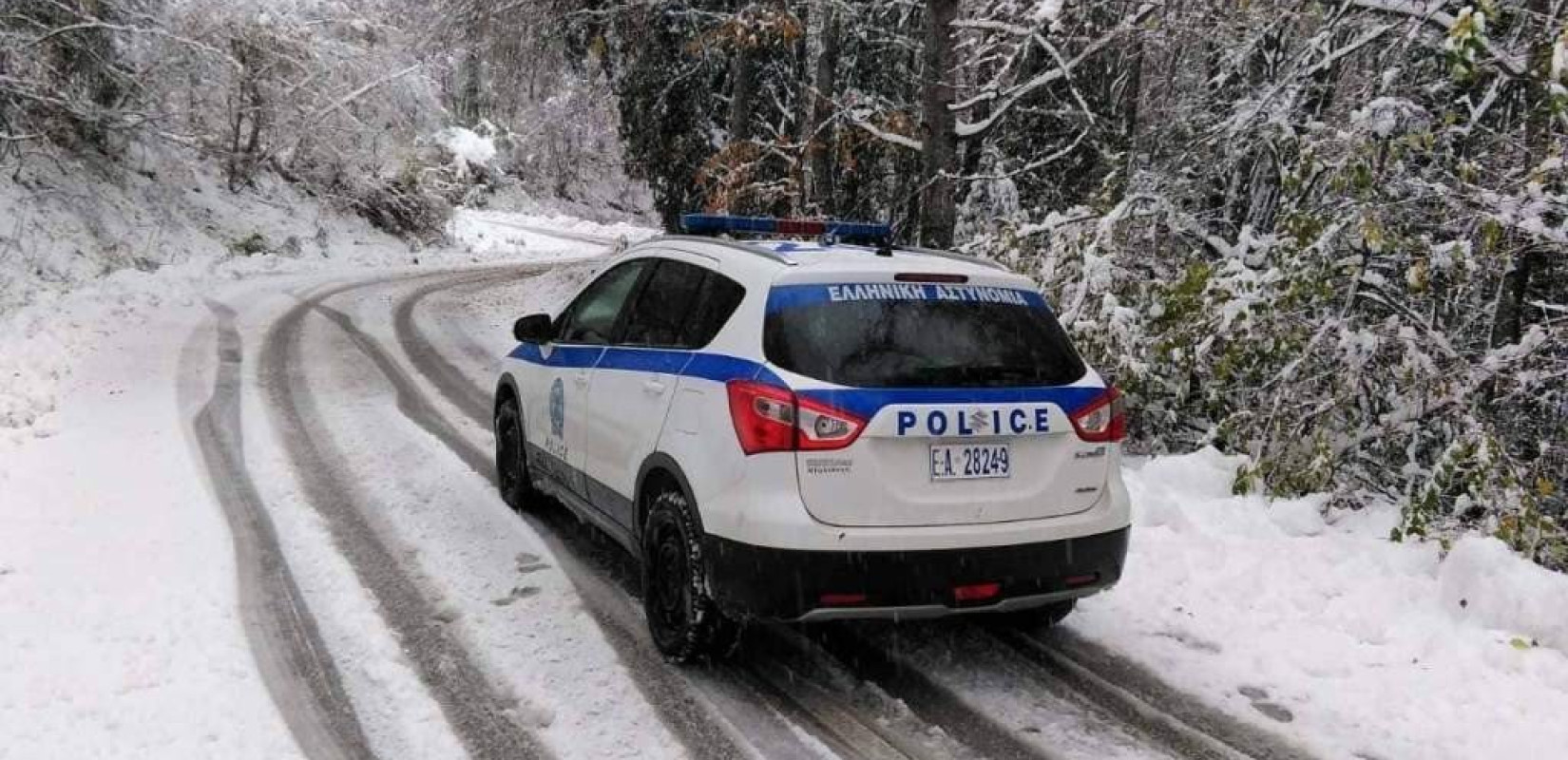 Μόνο με αλυσίδες η κυκλοφορία σε σημεία του οδικού δικτύου της κεντρικής Μακεδονίας