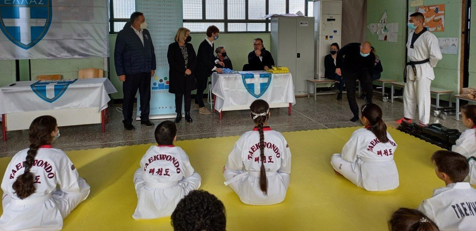 H EOE διοργάνωσε πρόγραμμα εκμάθησης τάε κβον ντο σε προσφυγόπουλα