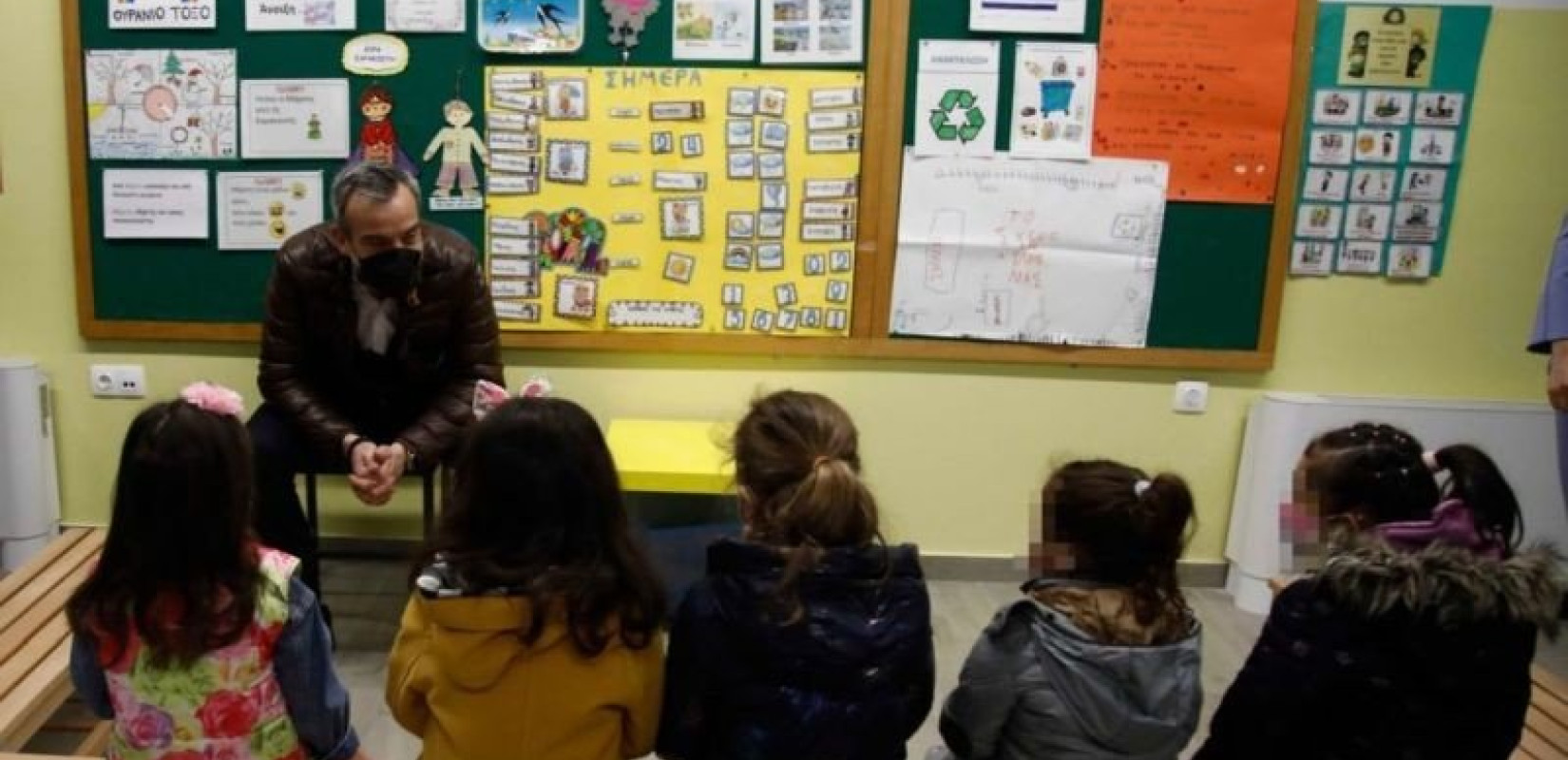 Ο Κ. Ζέρβας εγκαινίασε το 47ο νηπιαγωγείο: "Κάθε νέο σχολικό κτίριο είναι μια νέα νίκη για την πόλη" (Φωτ.)