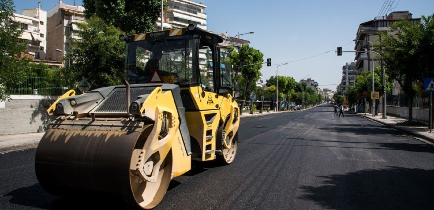 Θεσσαλονίκη: Εργασίες ασφαλτόστρωσης σε τρία σημεία στο κέντρο το Σάββατο