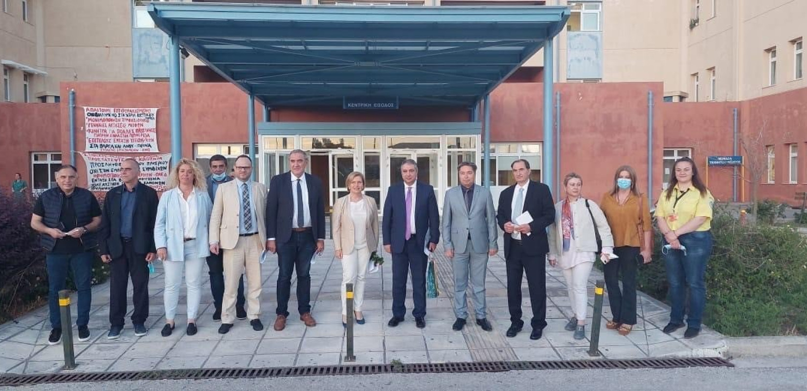 Μίνα Γκάγκα από Ζάκυνθο: Eπισκέφτηκα ένα σύγχρονο νοσοκομείο όπου τέθηκε σε λειτουργία Moνάδα Εντατικής Θεραπείας
