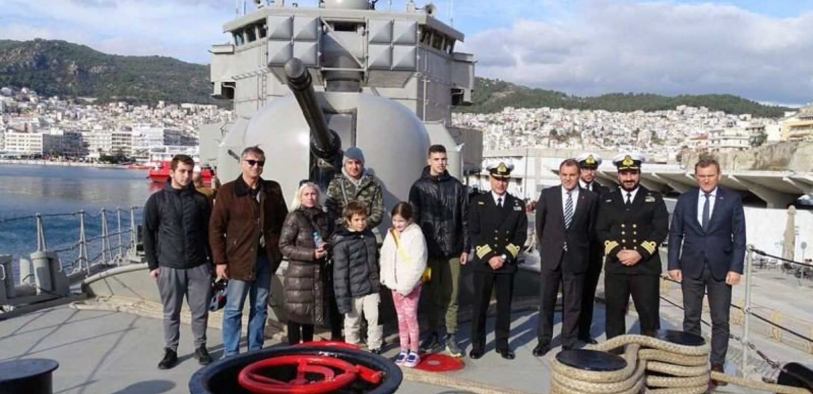 Καβάλα: Ο Νίκος Παναγιωτόπουλος στη φρεγάτα «Νικηφόρος Φωκάς»