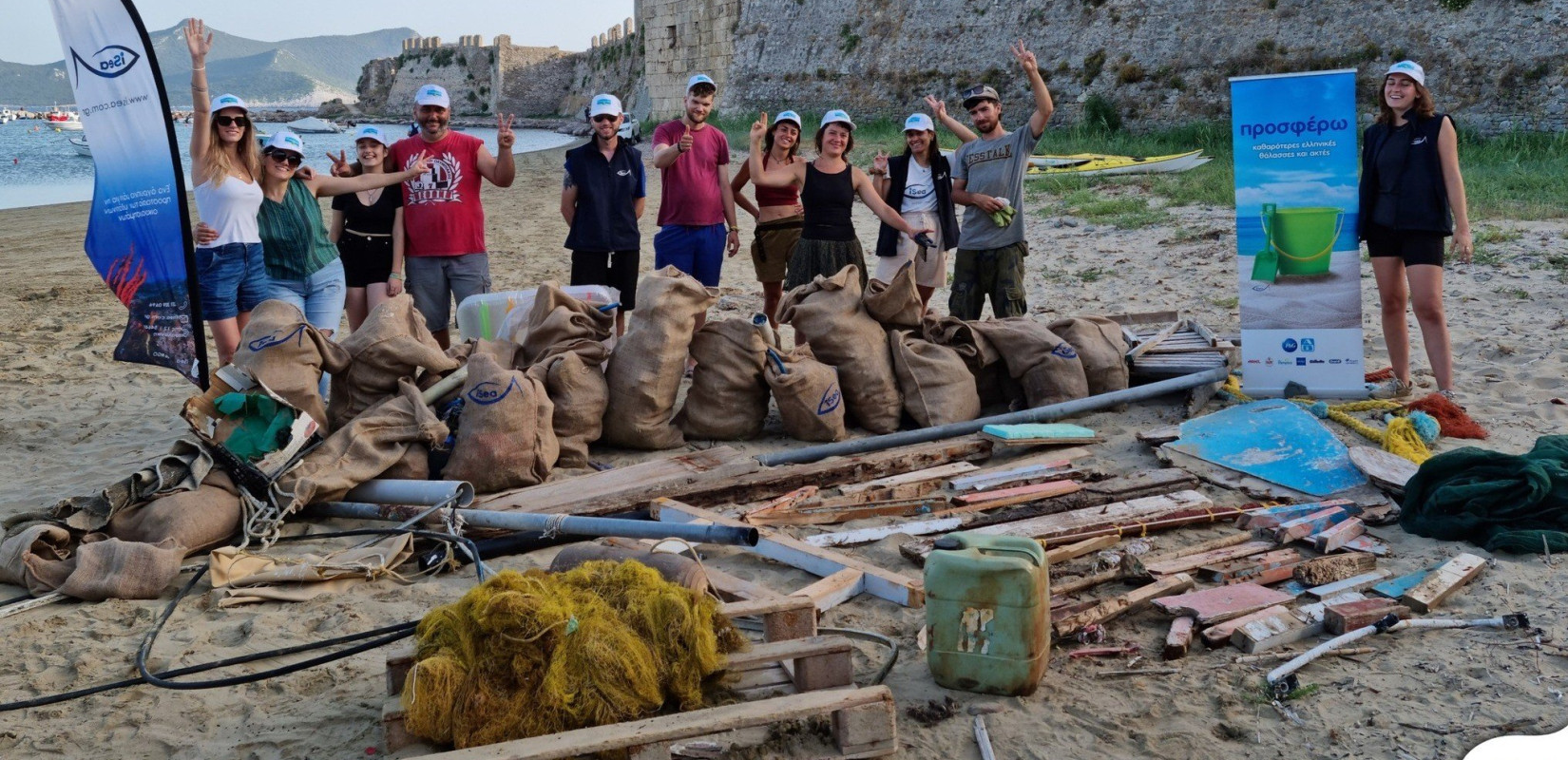 Καλαμαριά: Παράκτιος καθαρισμός στην Ακτή Ντοβίλ