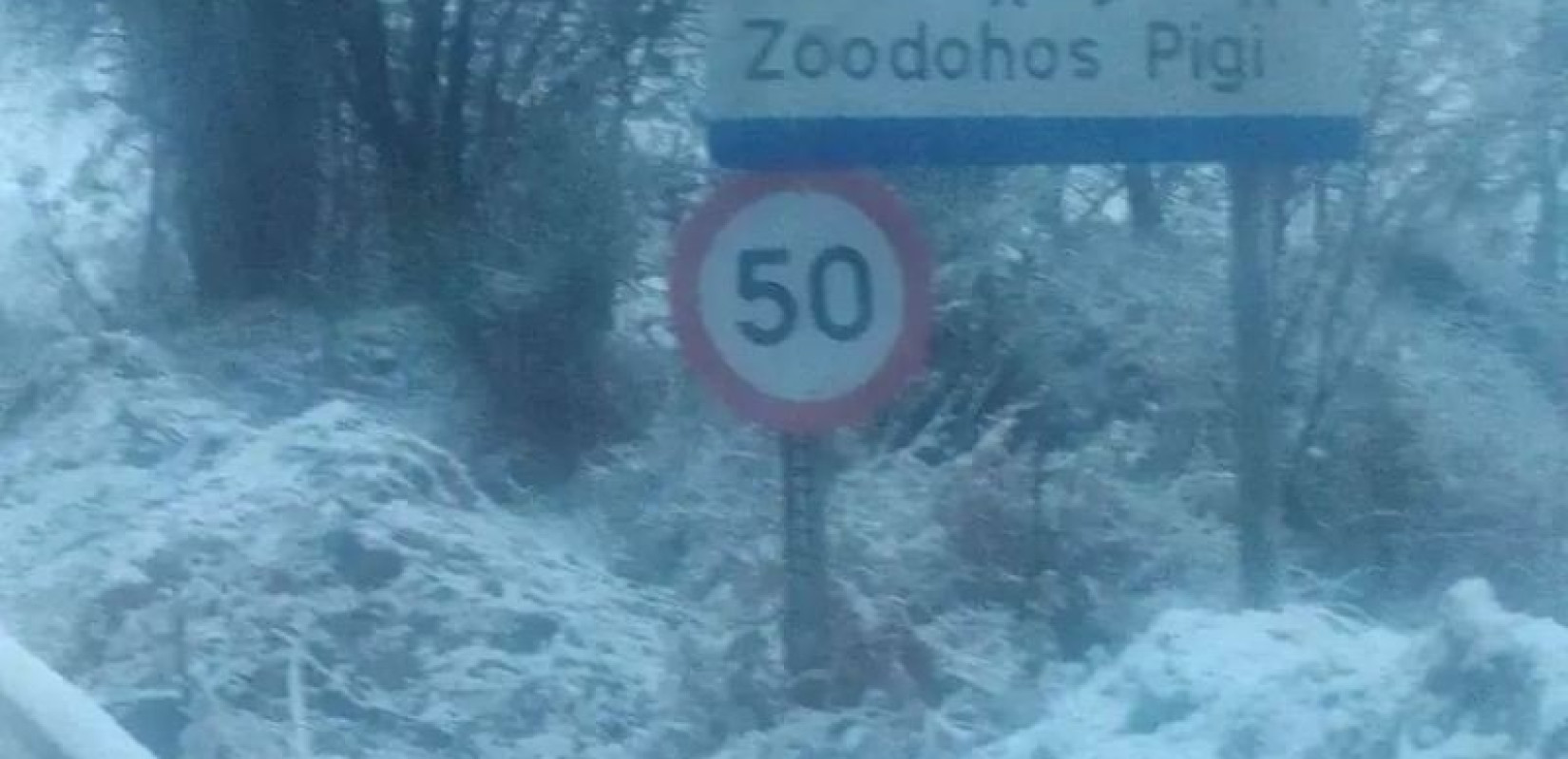 Χιόνισε στα ορεινά της Κοζάνης (βίντεο, φωτ.)