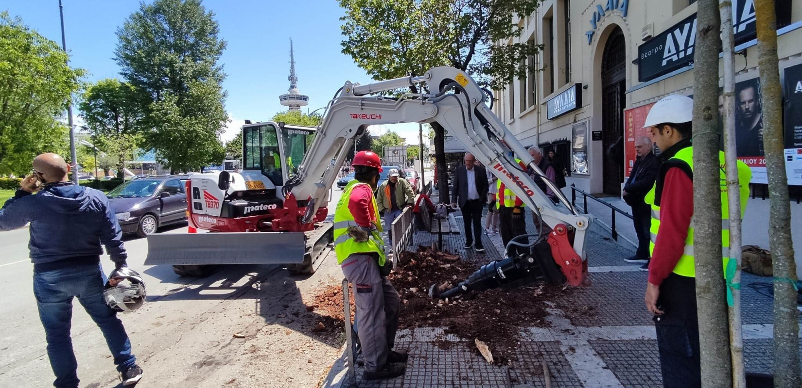 Θεσσαλονίκη: Αντικαθίστανται 163 άρρωστα δέντρα στην Τσιμισκή (βίντεο, φωτ.)