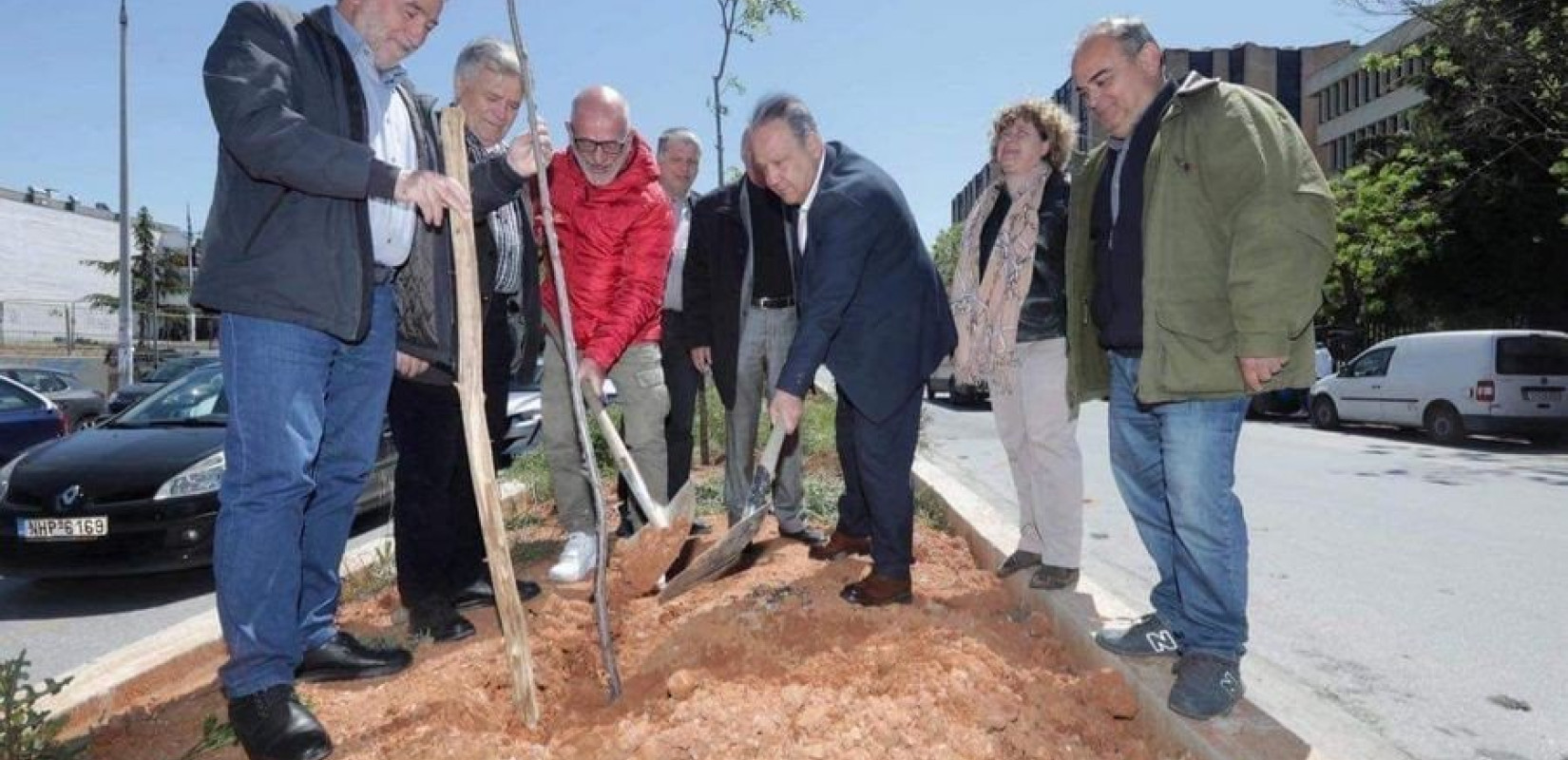 Στέλιος Αγγελούδης: «Η δέσμευση μας έγινε πράξη, η δενδροφύτευση ολοκληρώθηκε»