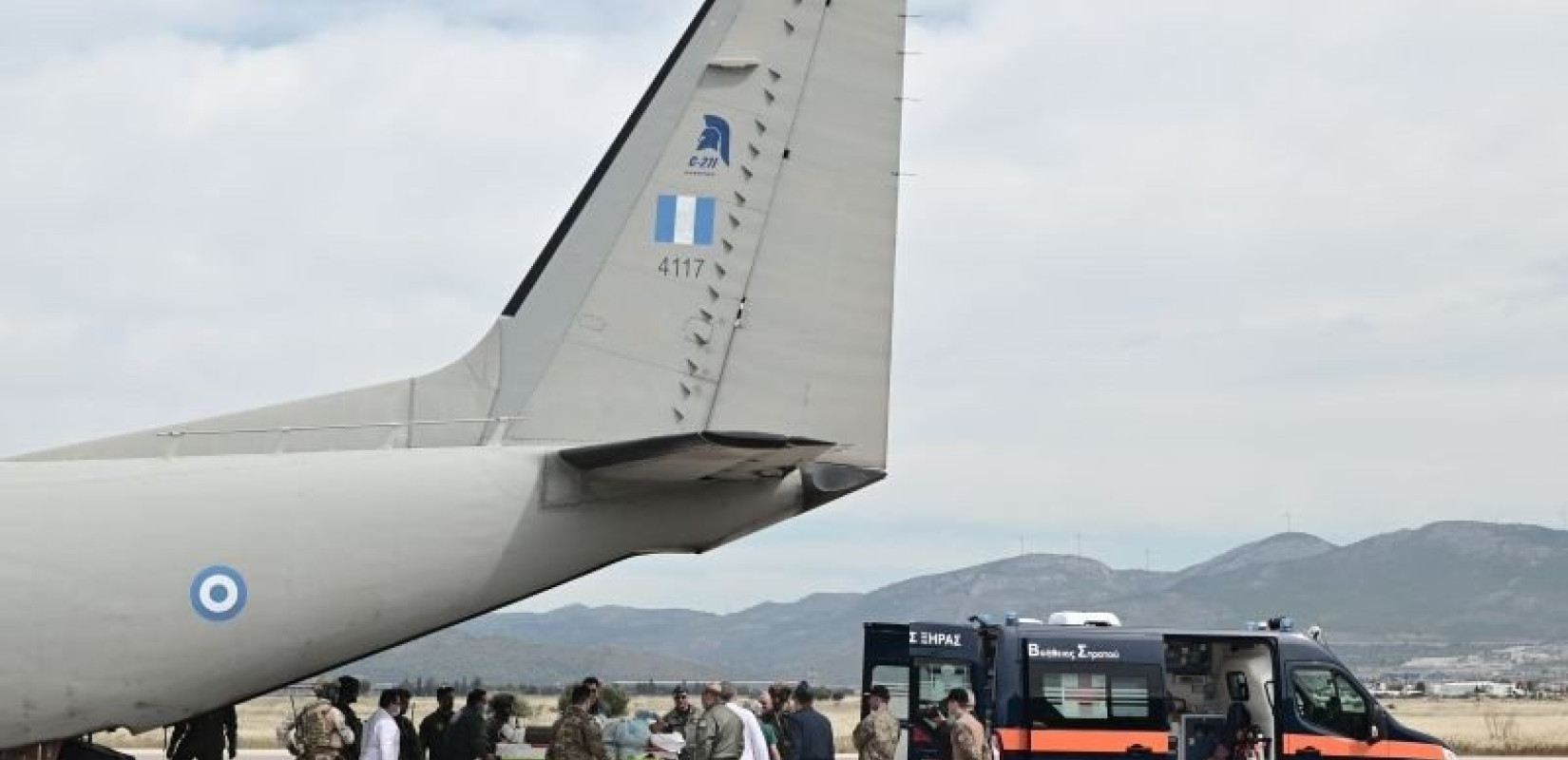 C-27 της Πολεμικής Αεροπορίας στο Τζιμπουτί για να παραλάβει Έλληνες του Σουδάν