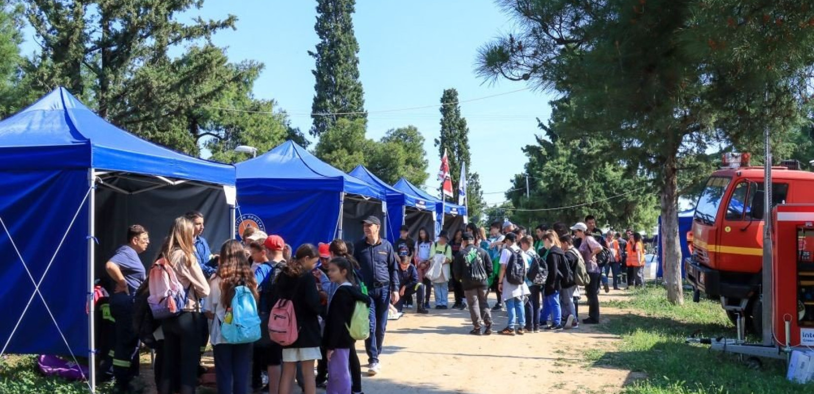 Δημοσιογράφοι εκπαιδεύονται στη διαχείριση καταστροφών στην άσκηση Πολιτικής Προστασίας του δήμου Νεάπολης Συκεών (φωτ.)