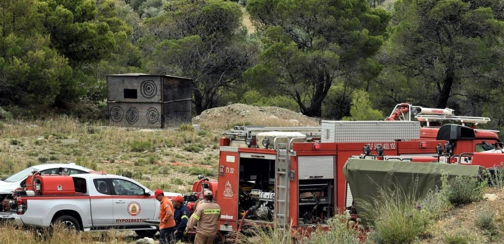 Πυρκαγιά στο Καστρί του Ηρακλείου στην Κρήτη