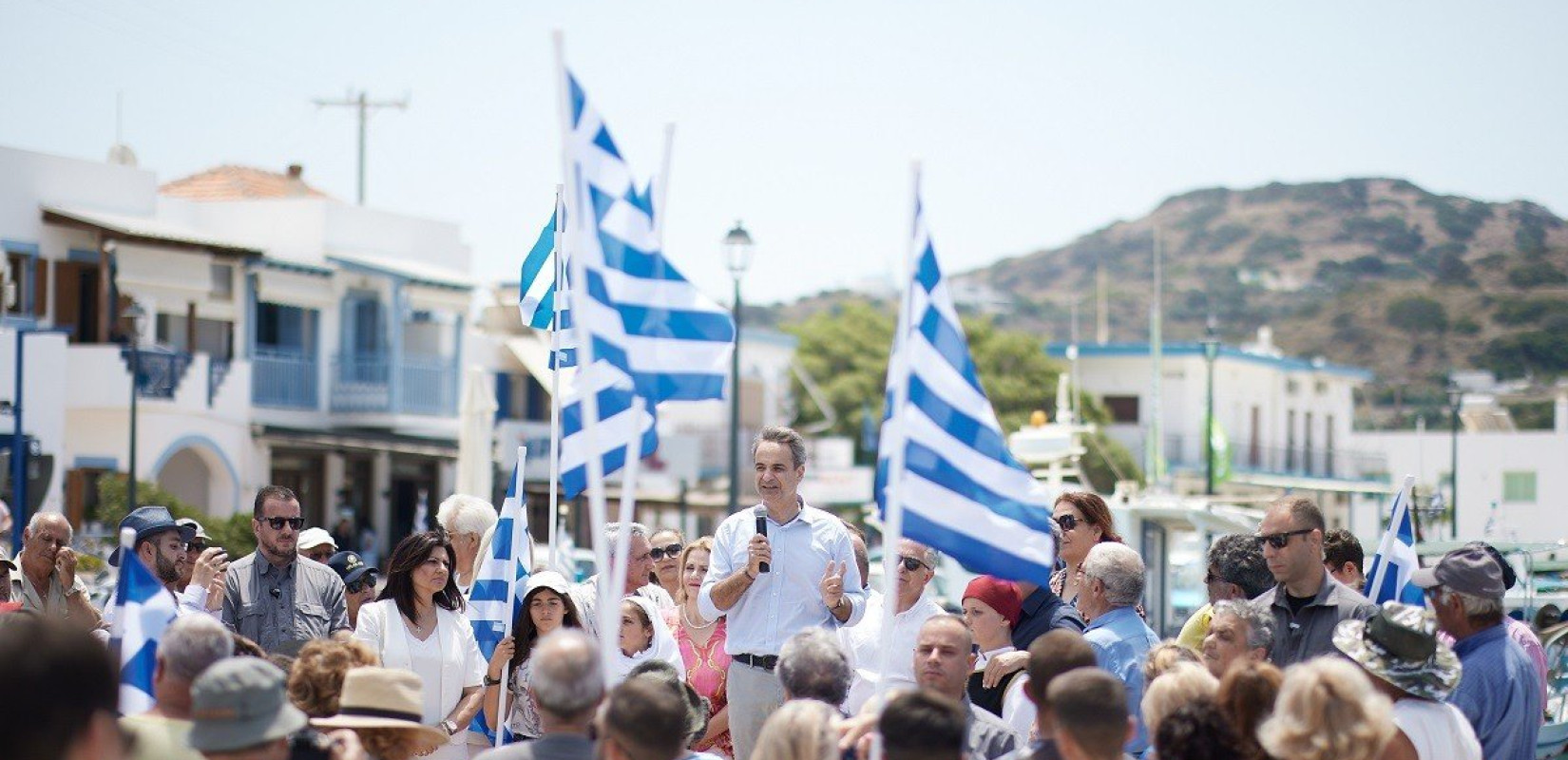 Μητσοτάκης από Πάτμο: «Πάμε στις κάλπες με αέρα νικητή αλλά όχι με αλαζονεία»