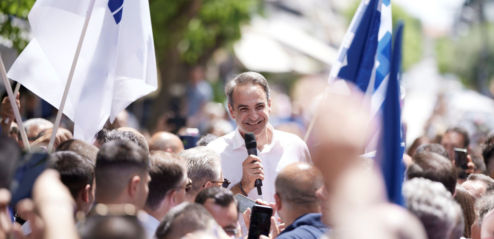 Ο Μητσοτάκης στο Κιλκίς: «Πάμε για ποσοστά καύσωνα»