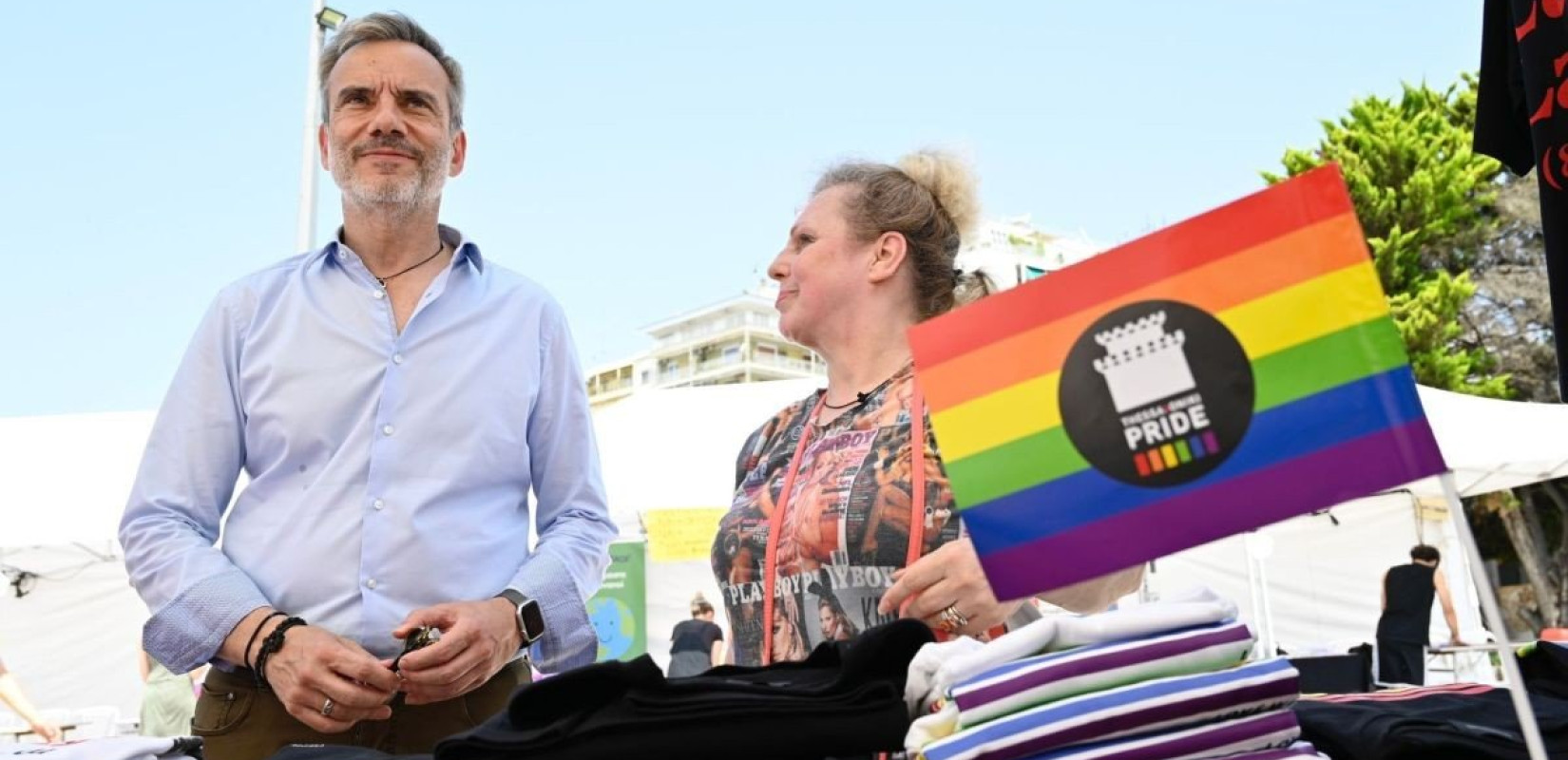 Στο Pride Fair ο Κ. Ζέρβας - «Όλοι οι άνθρωποι πρέπει να είναι ίσοι»