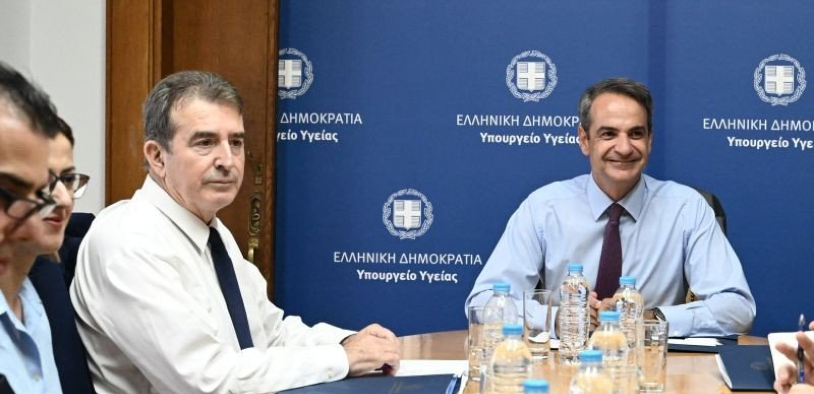 Στο υπουργείο Υγείας ο Κυριάκος Μητσοτάκης - Επί τάπητος ράντζα και προσλήψεις (φωτ.)