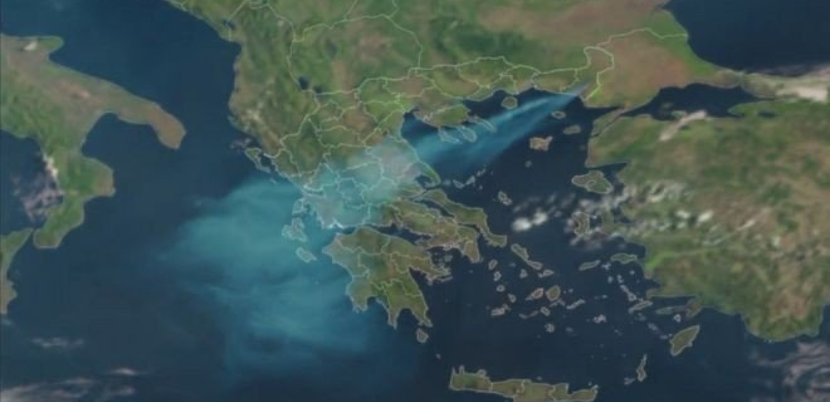 Ανεξέλεγκτη η φωτιά στην Αλεξανδρούπολη: Μέχρι το Ιόνιο έφτασαν οι καπνοί - Δείτε χάρτη 