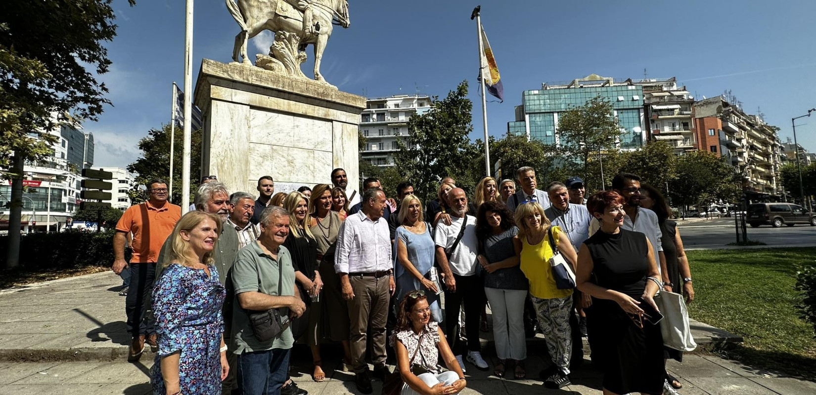 Ποδηλατόδρομο, περισσότερο πράσινο και φωτισμό σε Εγνατία και πλατεία Δημοκρατίας προτείνει ο Αγγελούδης