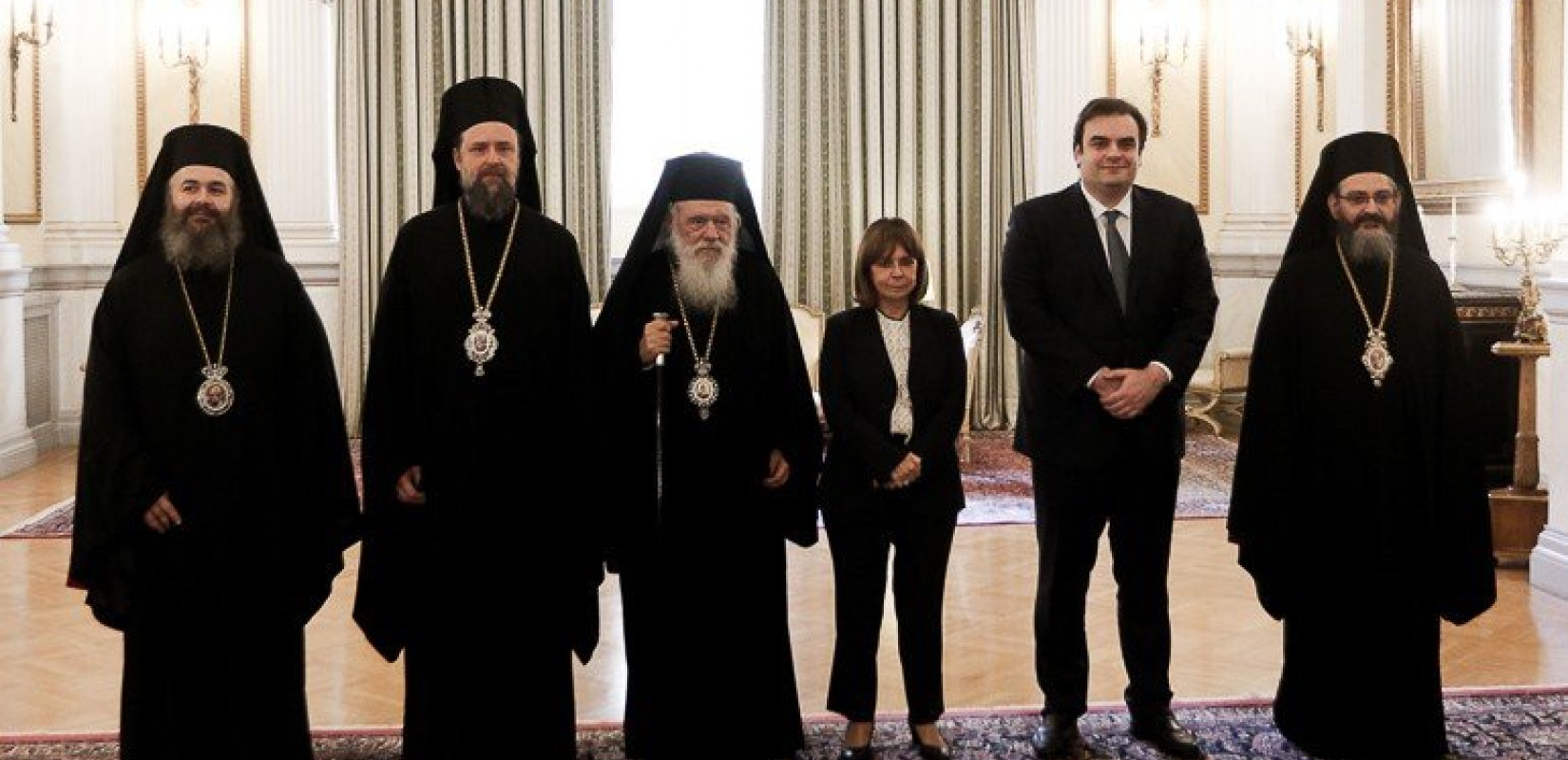 «Διαβεβαιώσεις» στην Κ. Σακελλαροπούλου έδωσαν οι νέοι μητροπολίτες Θεσσαλονίκης, Παραμυθιάς και Φλωρίνης