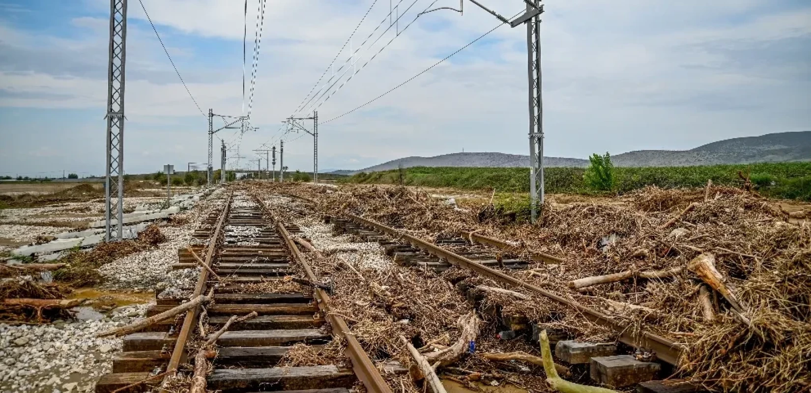 Λάρισα: Διακόπηκαν δρομολόγια του σιδηροδρομικού δικτύου λόγω κακοκαιρίας