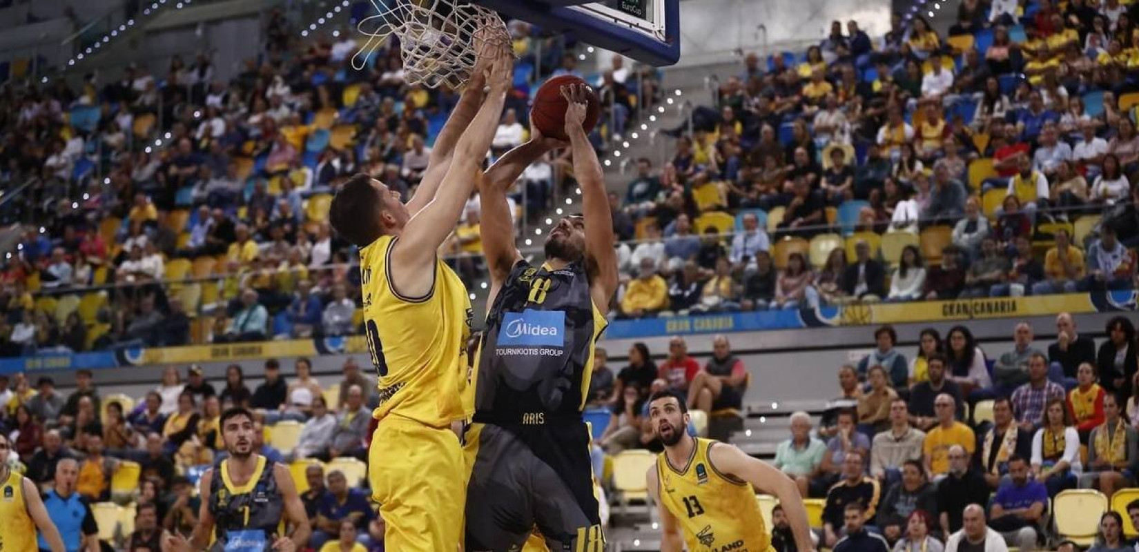 Μπάσκετ: Κατώτερος ο Άρης απέναντι στην πρωτοπόρο και αήττητη του ομίλου Γκραν Κανάρια (βίντεο)