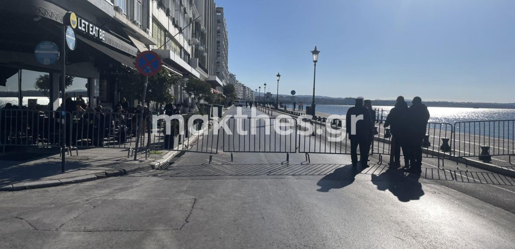 Θεσσαλονίκη: «Αστακός» η Λ. Νίκης για την ημερα μνήμης του Ολοκαυτώματος (φωτ.)