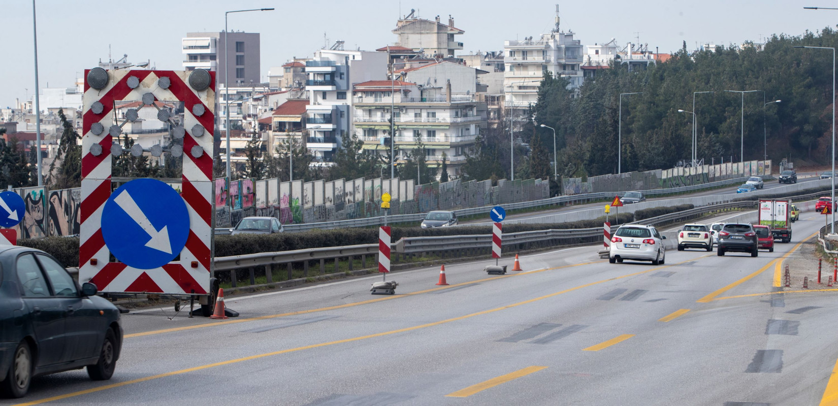 Θεσσαλονίκη: Μεταλλικό αντικείμενο και όχι πολεμικό βλήμα βρέθηκε στα έργα του Flyover