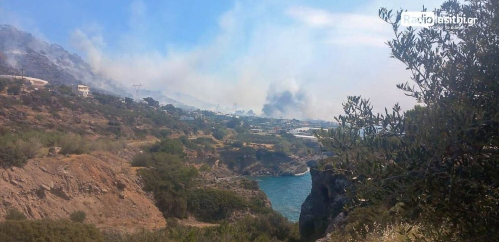 Οριοθετήθηκε η πυρκαγιά στο Λασίθι (βίντεο)