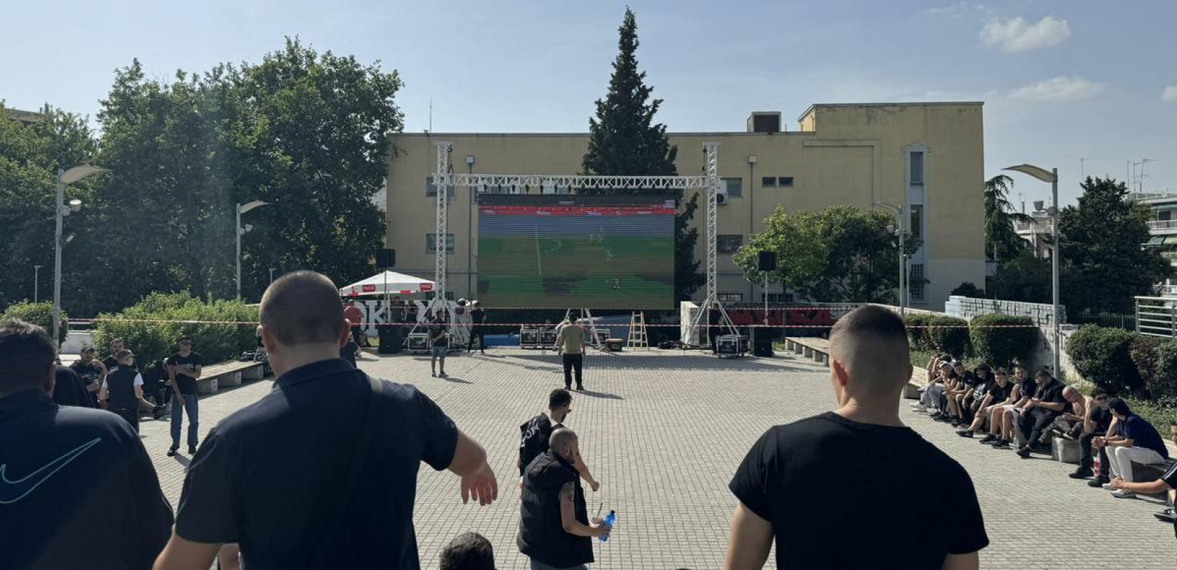 ΠΑΟΚ: Έτοιμη η γιγαντοοθόνη στην Τούμπα - Δείτε φωτογραφίες