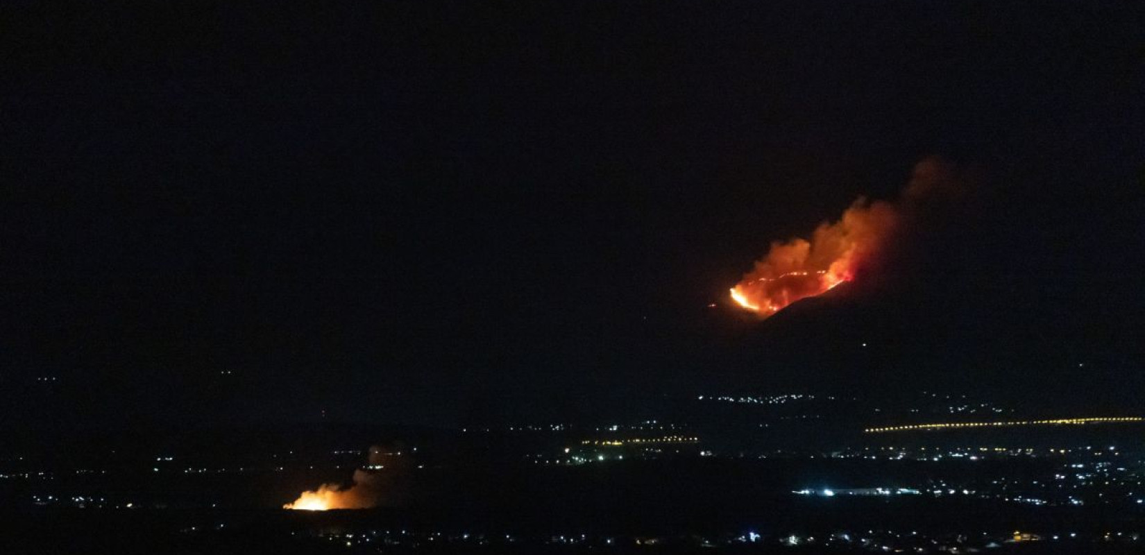 Σέρρες: Σε εξέλιξη για τρίτη μέρα η φωτιά στο όρος Όρβηλος