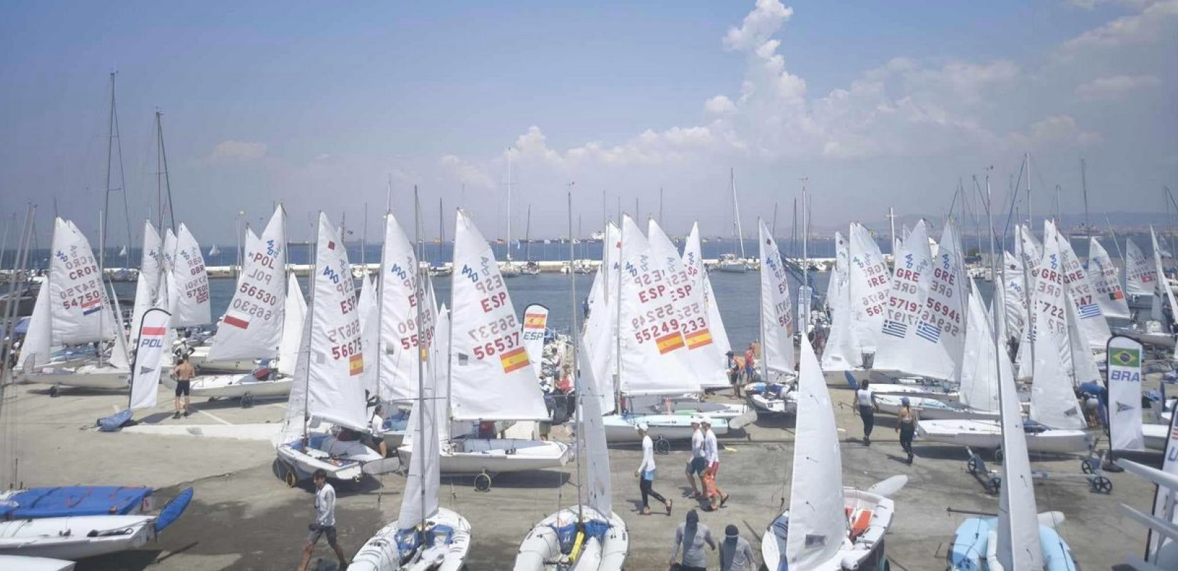 Καλαμαριά: Σε εξέλιξη το ευρωπαϊκό πρωτάθλημα ιστιοπλοΐας νέων-νεανίδων για σκάφη 420 και 470 (φωτ.)