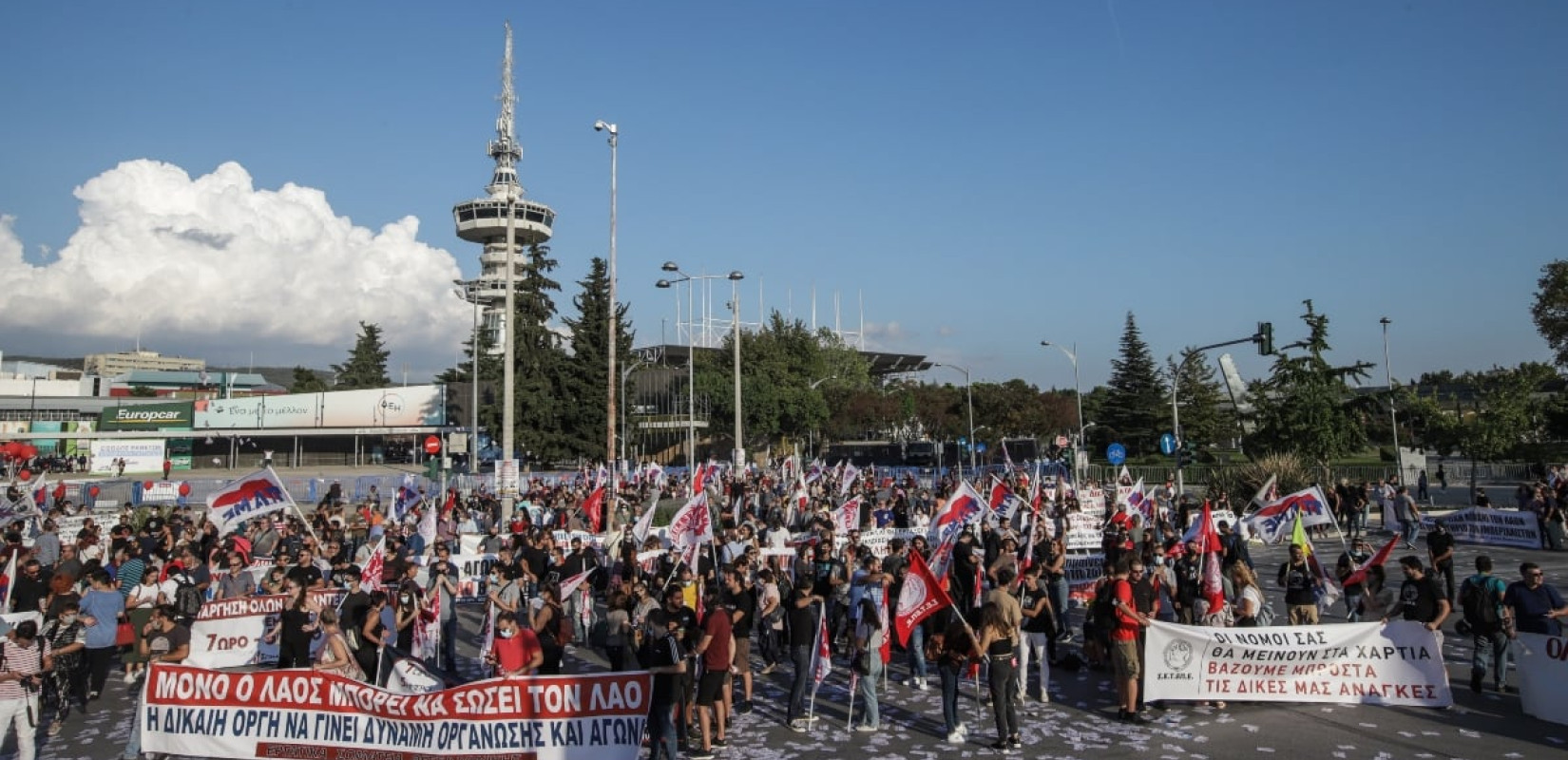 Θεσσαλονίκη: «Δρακόντεια» μέτρα για τις διαδηλώσεις της ΔΕΘ - Ποιοι δρόμοι κλείνουν