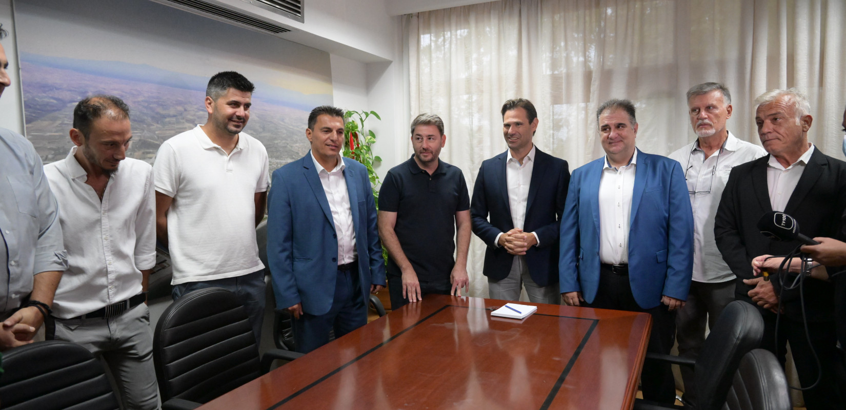 Νίκος Ανδρουλάκης στο Δήμο Θερμαϊκού: «Ο κ. Μητσοτάκης κάνει μικροδιαχείριση, δεν έχει όραμα για τη χώρα»