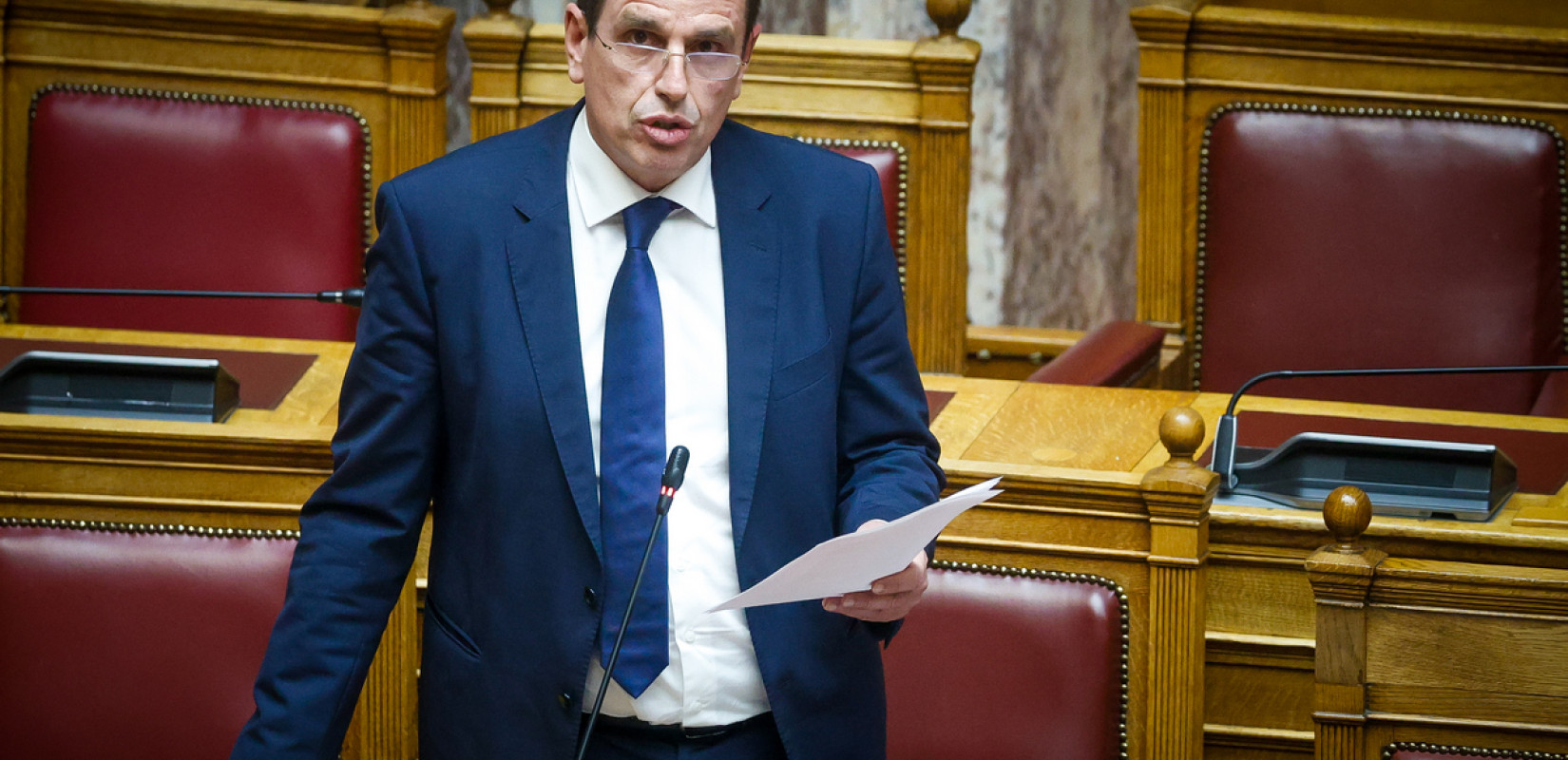 Βουλή: Αντιπαράθεση προκάλεσε η αναφορά Καιρίδη σε «παράνομη διχοτόμηση από την Τουρκία» στην Κύπρο