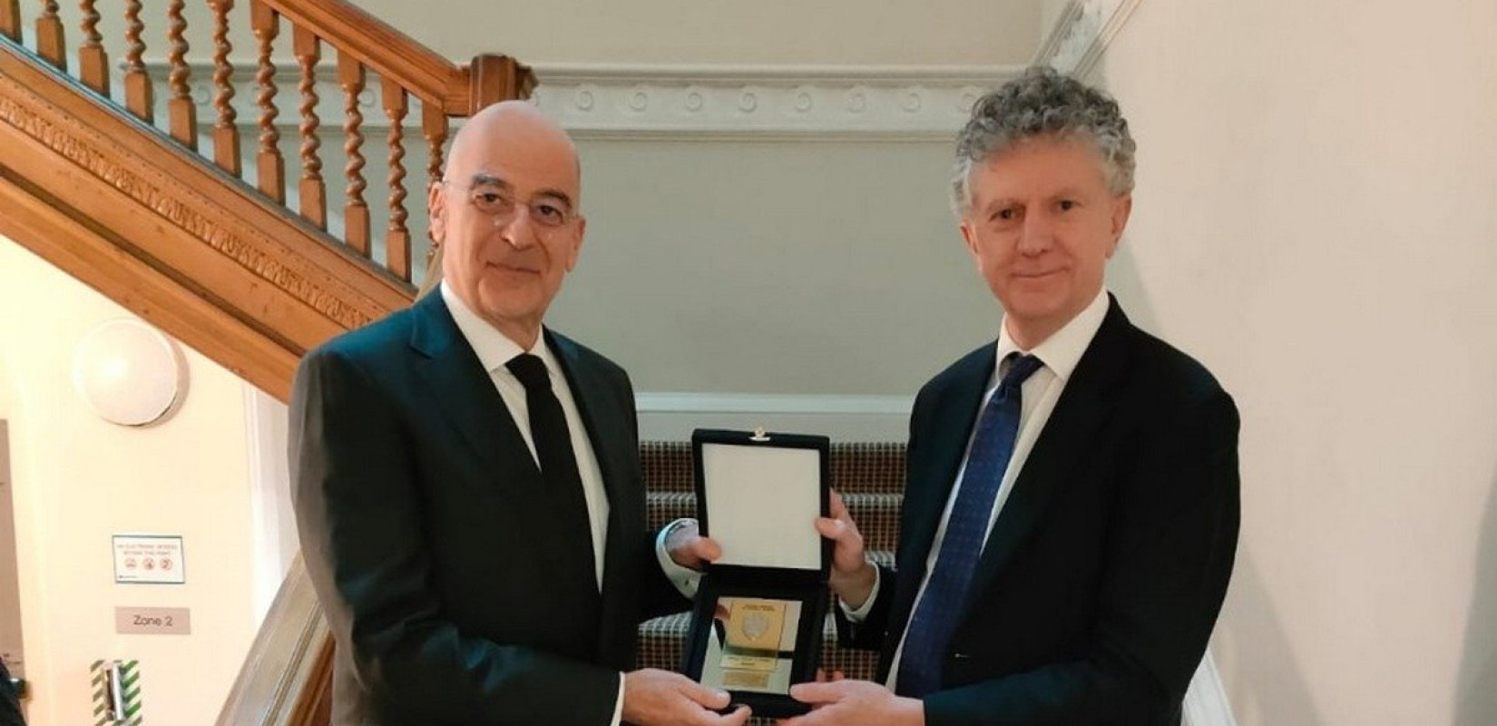 Συνάντηση Ν. Δένδια με τον Σύμβουλο Εθνικής Ασφάλειας του Ηνωμένου Βασιλείου