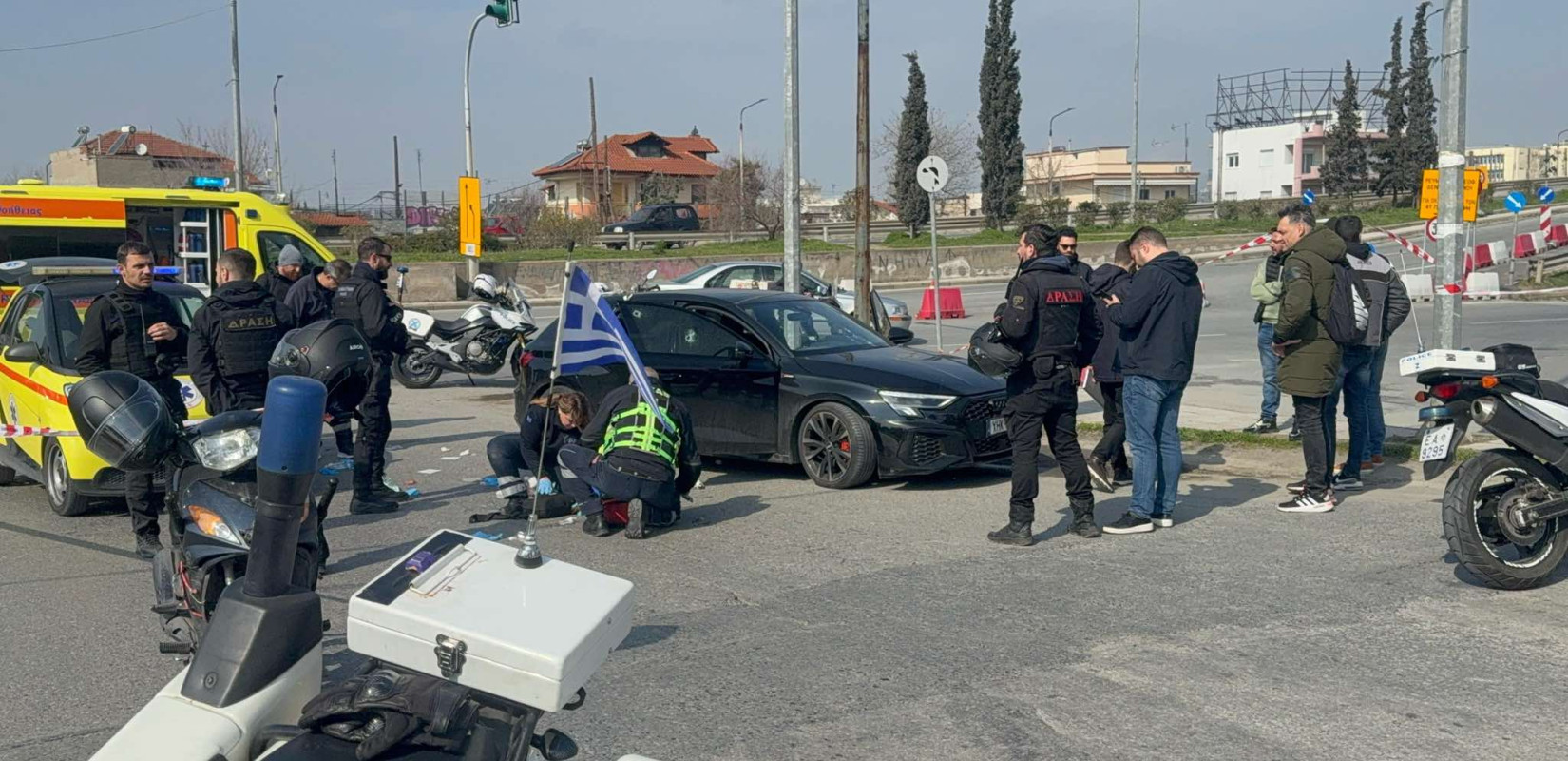 Θεσσαλονίκη: Δεν βοηθάει με στοιχεία ο 39χρονος Τούρκος που επέζησε από την μαφιόζικη εκτέλεση