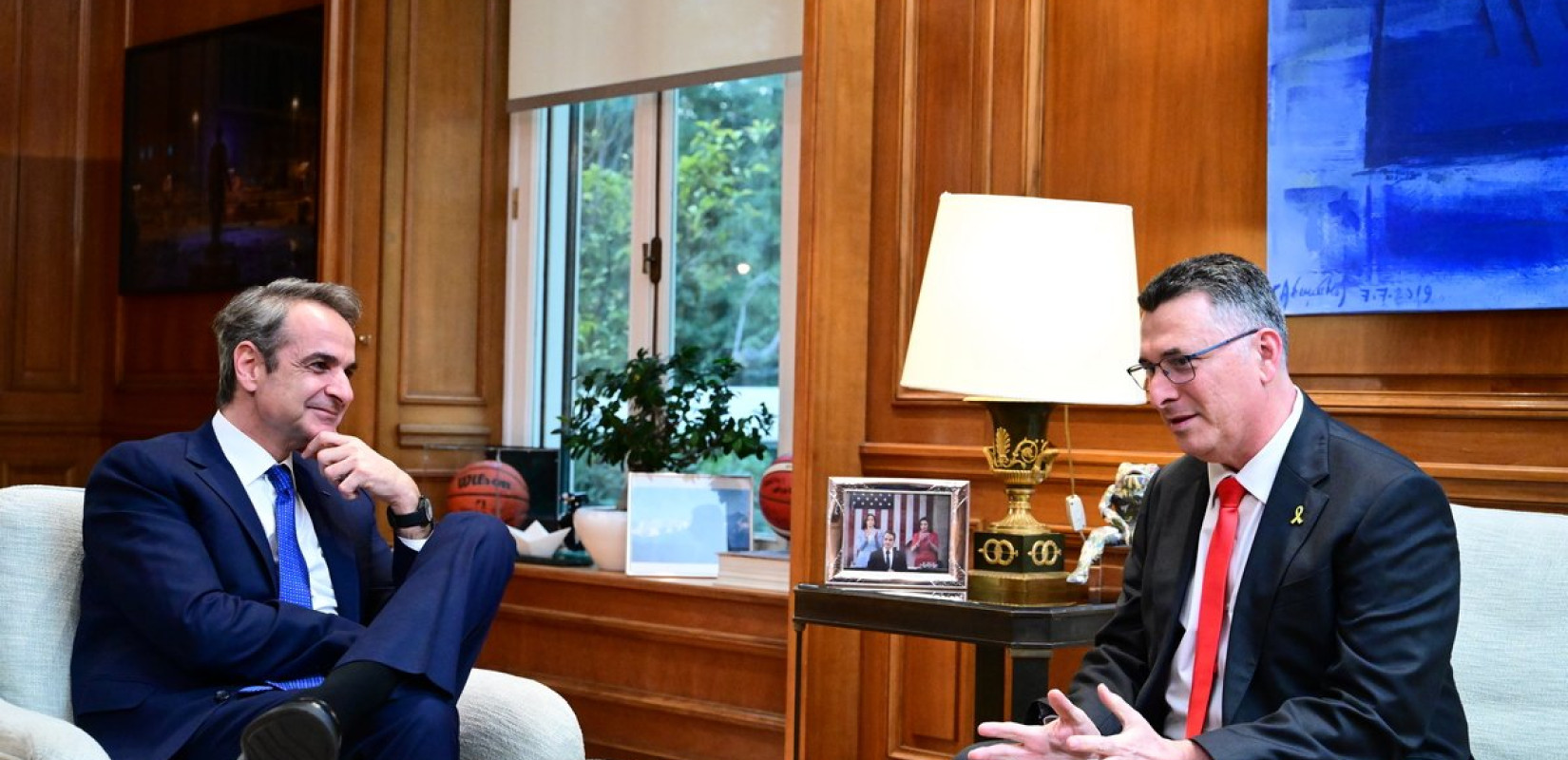 Κυρ. Μητσοτάκης στον ισραηλινό ΥπΕξ: Εταιρική σχέση που πρέπει να αναπτυχθεί περαιτέρω για την ευρύτερη σταθερότητα στην ανατολική Μεσόγειο