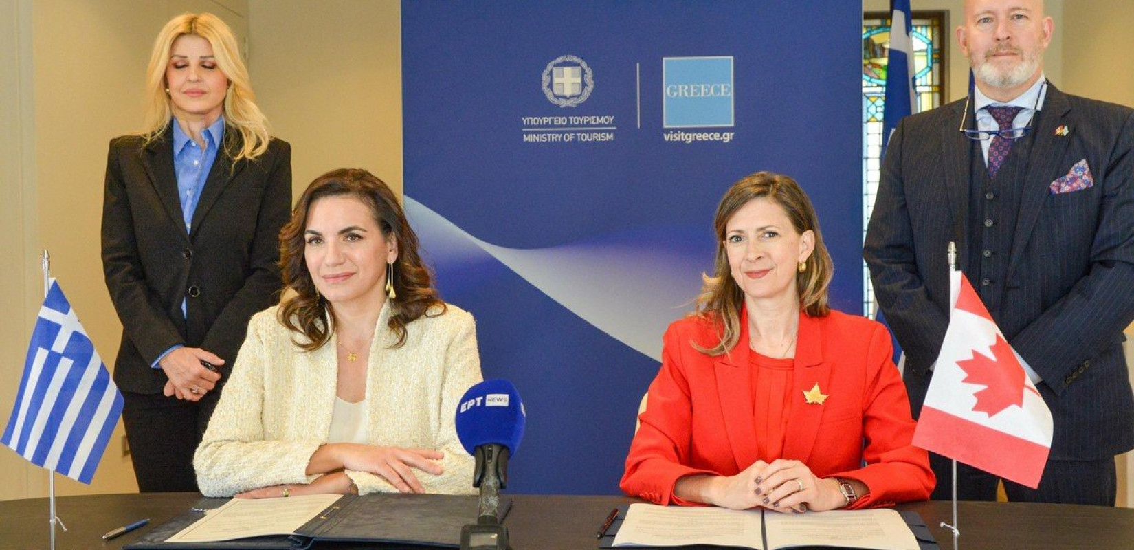 Υπεγράφη μνημόνιο τουριστικής συνεργασίας Ελλάδας-Καναδά