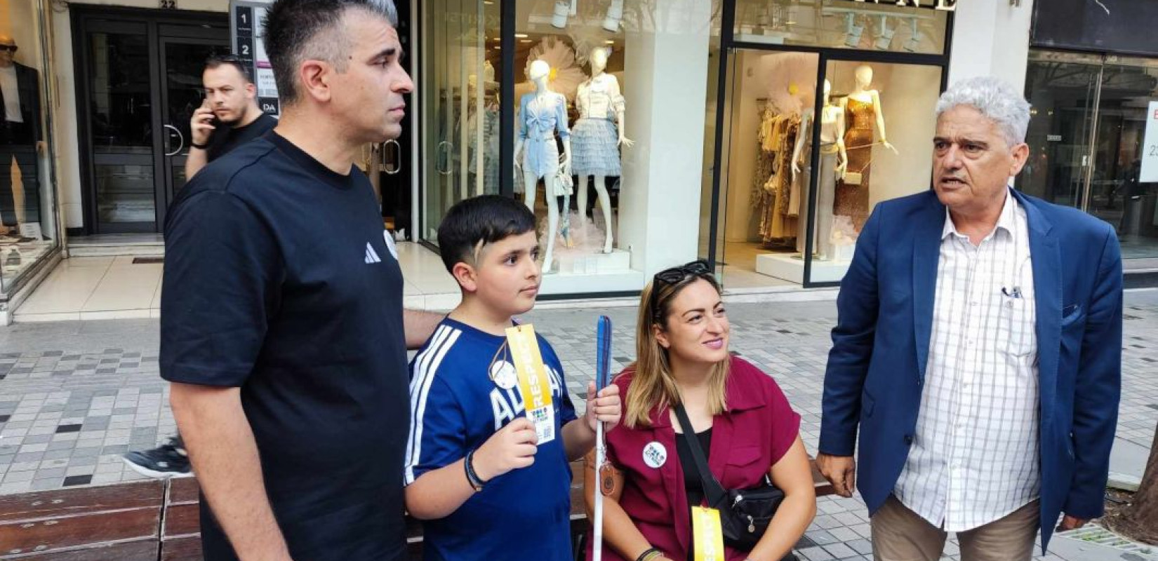 Θεσσαλονίκη: Μήνυμα σεβασμού στην προσβασιμότητα από τον πεζόδρομο της Αγίας Σοφίας (βίντεο)