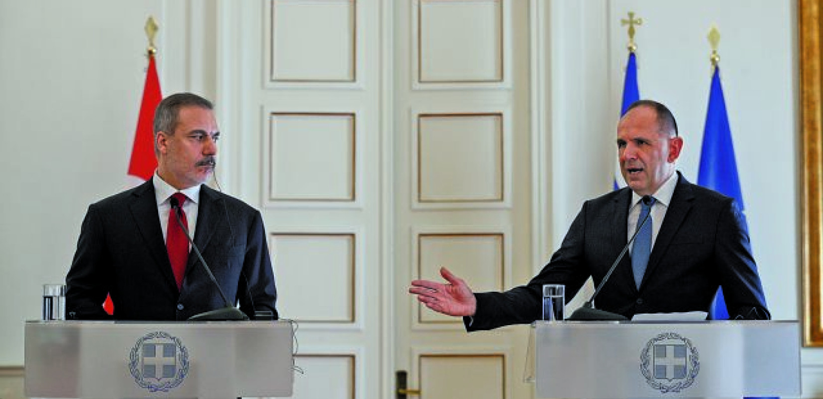 Συνάντηση Γ. Γεραπετρίτη με Χ. Φιντάν στην Αττάλεια: Τι συζητήθηκε και τι θα ανακοινωθεί