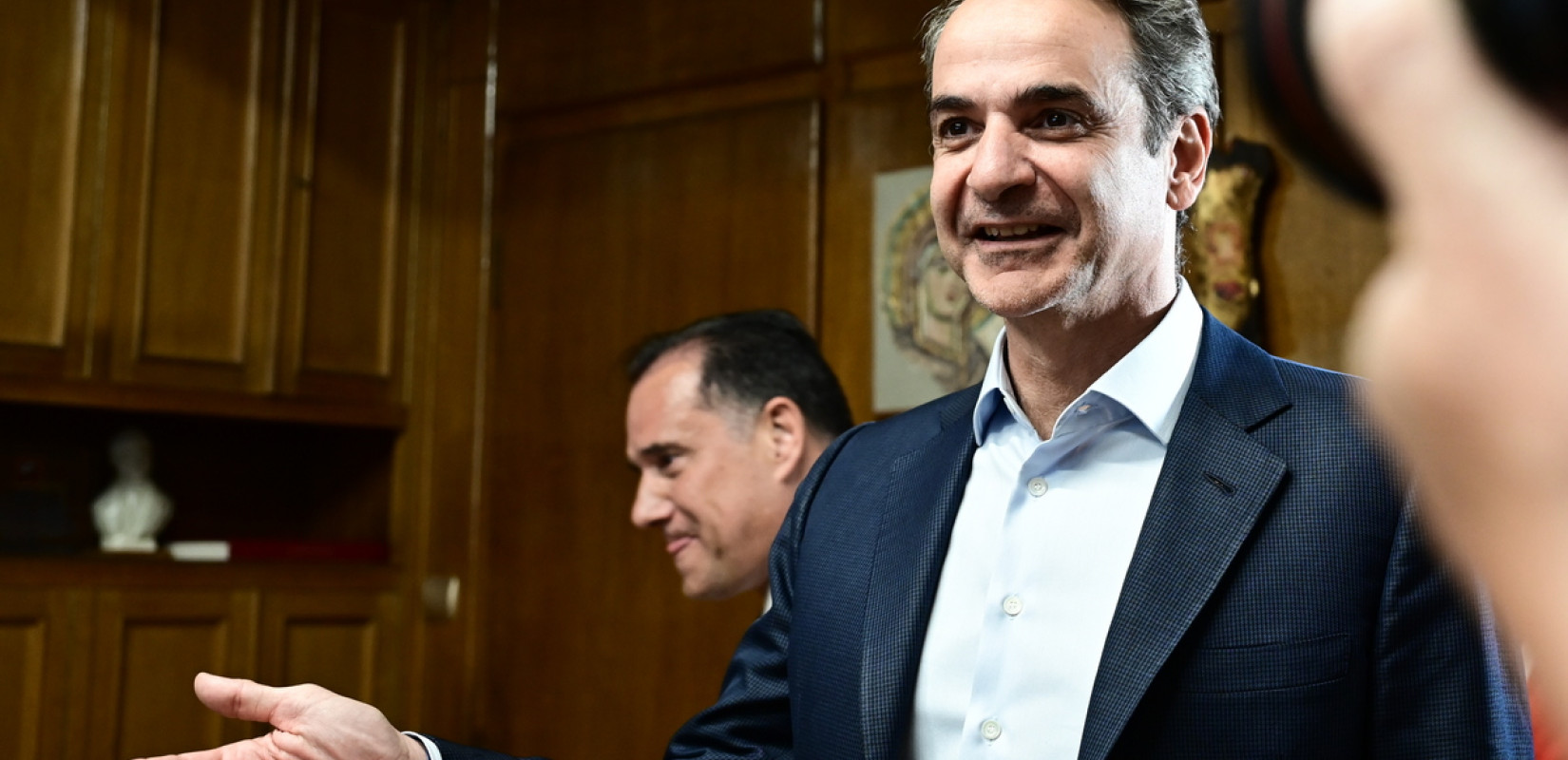 Στο Υπουργείο Υγείας ο Κυριάκος Μητσοτάκης