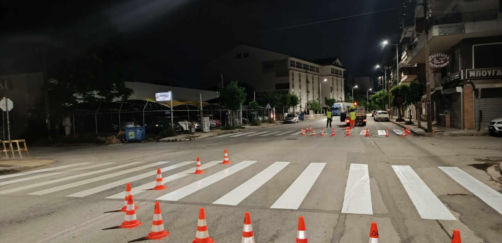 Σε πλήρη εξέλιξη το πρόγραμμα διαγραμμίσεων του Δήμου Θεσσαλονίκης