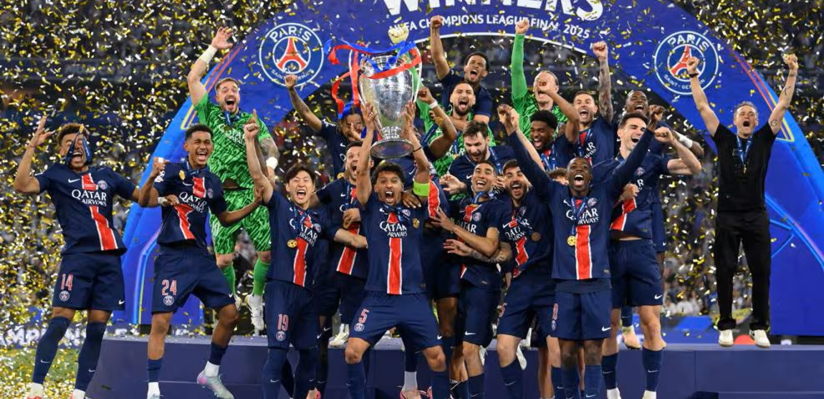 Champions League: Η τρομερή Παρί παρέδωσε μαθήματα ποδοσφαίρου και στέφθηκε πρωταθλήτρια Ευρώπης (βίντεο)