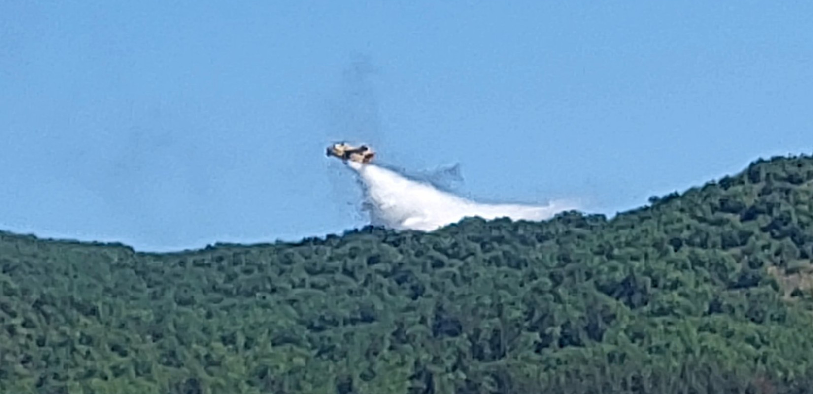 Φωτιά στην περιοχή Πεντεόρια Φωκίδας - Επιχειρούν 4 εναέρια μέσα