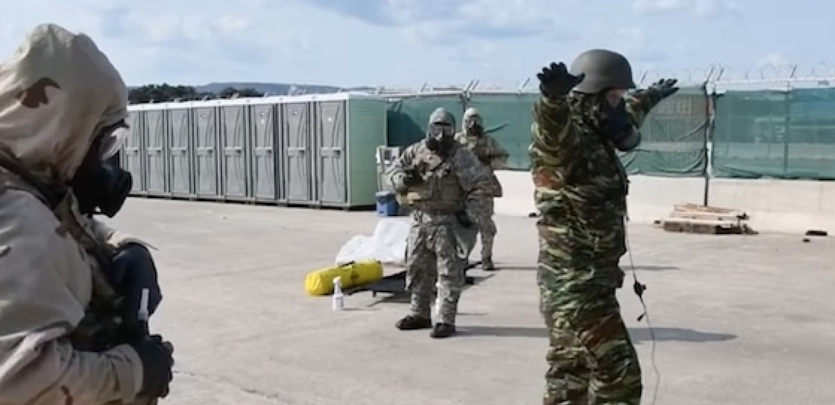 Κινηματογραφικές σκηνές στο λιμάνι της Αλεξανδρούπολης σε αμερικανική στρατιωτική άσκηση - Δείτε βίντεο