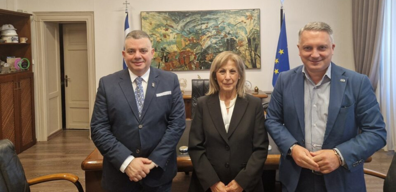 Θεσσαλονίκη: Συνάντηση των προέδρων ΕΕΘ και ΒΕΘ με την Περιφερειάρχη Κεντρικής Μακεδονίας